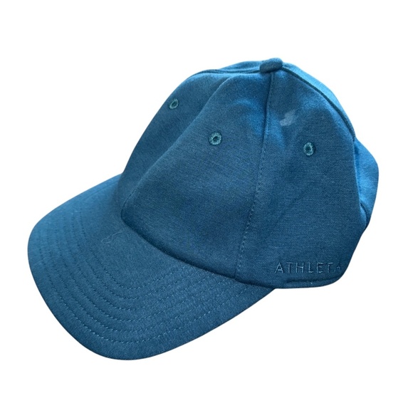 NWOT Athleta Triumph Kinetic Baseball Cap in Dark Sardinia Blue New Athletic - Picture 1 of 6